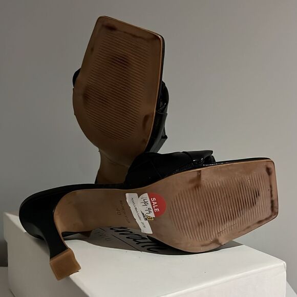 L’intervalle nayla black woven open toe heels - Picture 3 of 3